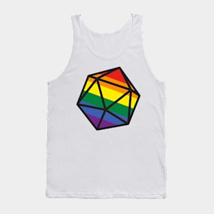 Rainbow d20 Tank Top